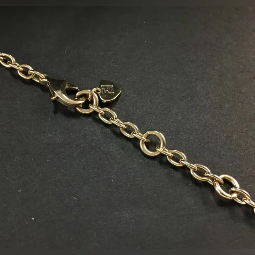 FENDI RARE GOLD TONE NECKLACE - Picture 3 of 5